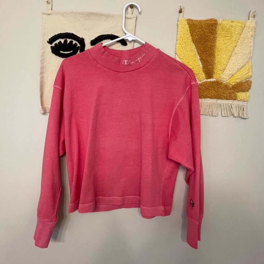 Champion mock neck long sleeve tee. Size XS condition like new.